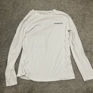 Alphalete Classic White Long Sleeve Tee